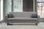 Atelier Del Sofa Sofá cama de 3 plazas Gris claro
